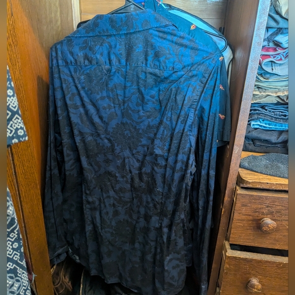 Bundle of 3 Express Mens Slim Fit Button Down Shirts - Picture 12 of 13